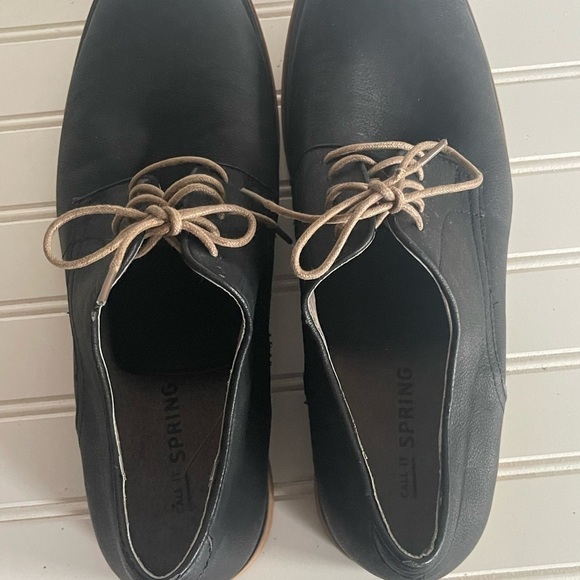 Call it Spring Mens Vegan Leather Black Size 13 Lace Up Oxfords main image 7